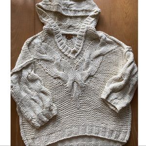 POL Chunky Knit Hooded Sweater